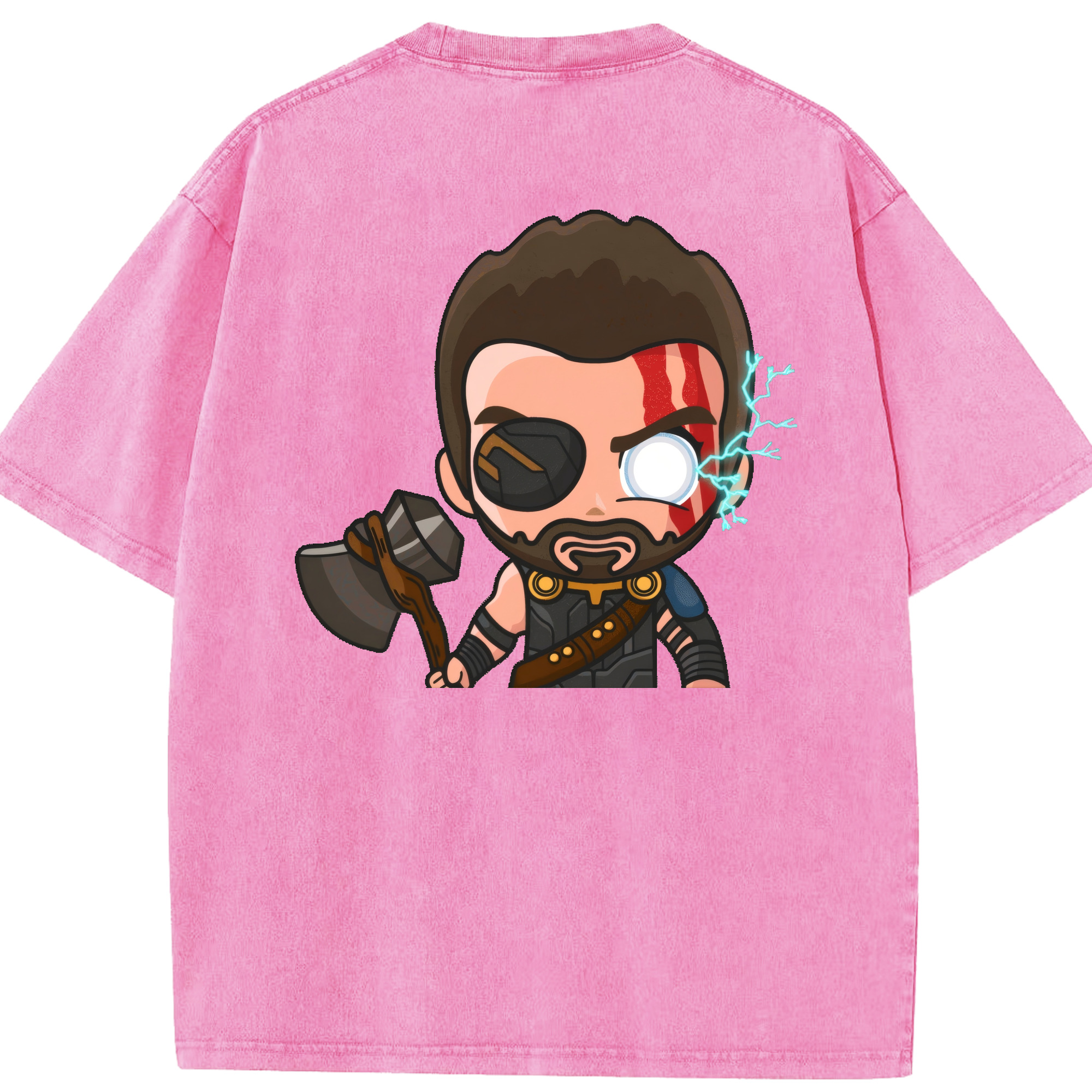 （画像用） アベンジャーズ The Avengers 綿100% ヴィンテージ風 半袖Tシャツ（背面プリント）